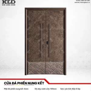Cửa đá phiến nung kết 6mm nhập khẩu cao cấp Kim Long Door (1)
