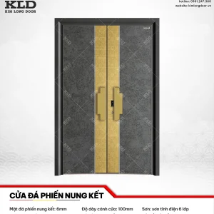 Cửa đá phiến nung kết 6mm nhập khẩu cao cấp Kim Long Door (7)
