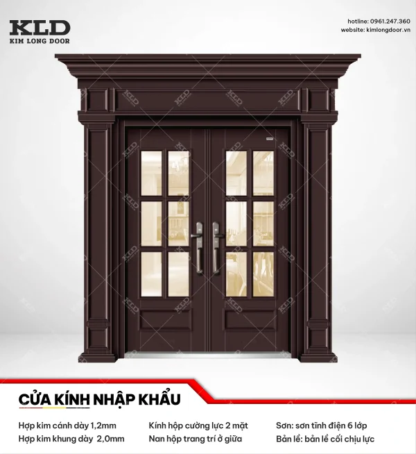 Cửa hợp kinh cánh kính cao cấp Kim Long Door (26)