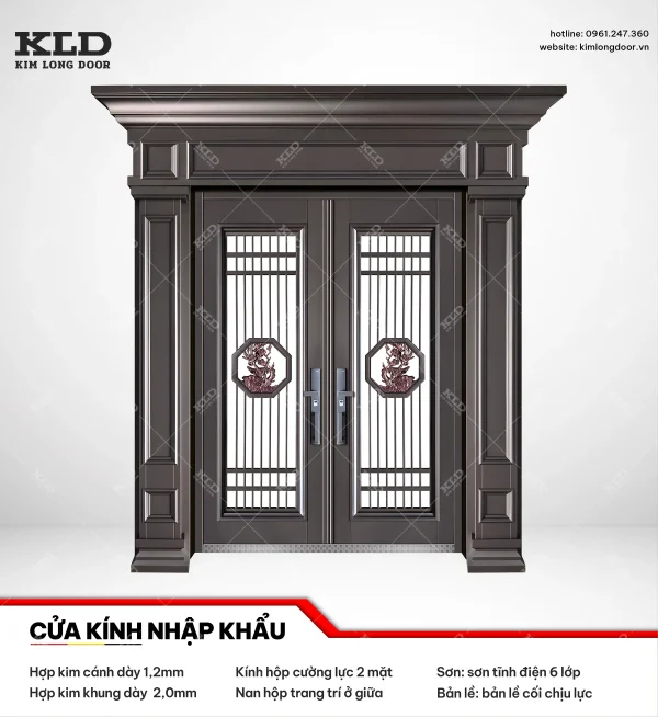 Cửa hợp kinh cánh kính cao cấp Kim Long Door (34)