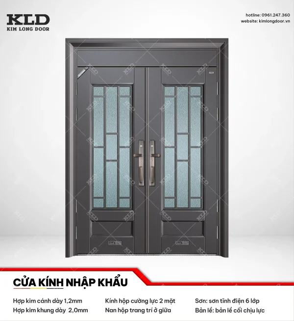 Cửa hợp kinh cánh kính cao cấp Kim Long Door (39)
