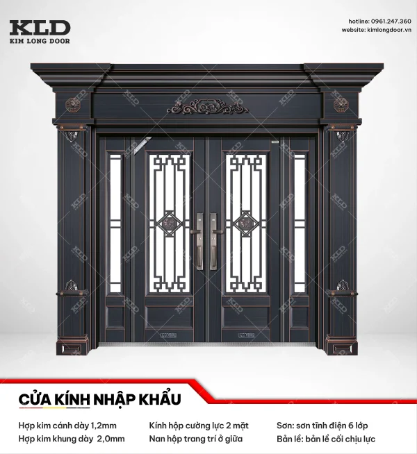 Cửa hợp kinh cánh kính cao cấp Kim Long Door (41)