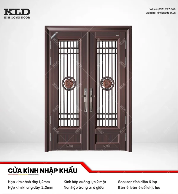 Cửa hợp kinh cánh kính cao cấp Kim Long Door (42)