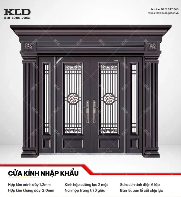 Cửa hợp kinh cánh kính cao cấp Kim Long Door (49)