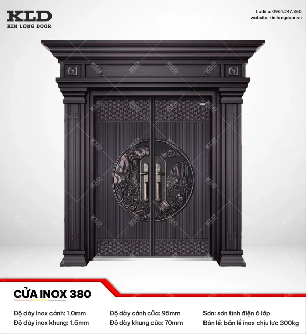 Cửa inox 380 Kim Long Door 2026 (2)