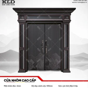 Cửa nhôm cao cấp Kim Long Door độ dày tấm nhôm mặt trước 2mm (19)