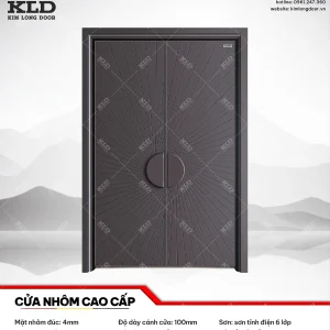 Cửa nhôm cao cấp Kim Long Door độ dày tấm nhôm mặt trước 4mm (14)