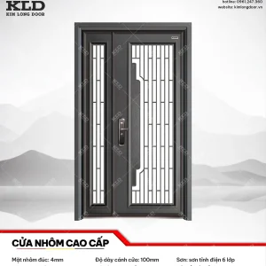 Cửa nhôm cao cấp Kim Long Door độ dày tấm nhôm mặt trước 4mm (15)