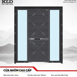 Cửa nhôm cao cấp Kim Long Door độ dày tấm nhôm mặt trước 4mm (16)