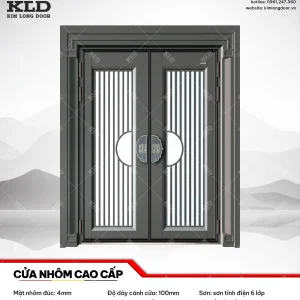 Cửa nhôm cao cấp Kim Long Door độ dày tấm nhôm mặt trước 4mm (18)
