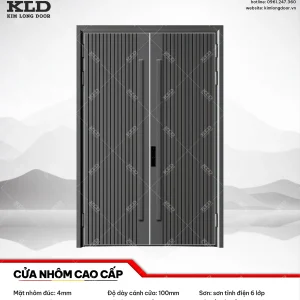 Cửa nhôm cao cấp Kim Long Door độ dày tấm nhôm mặt trước 4mm (23)