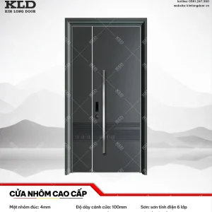 Cửa nhôm cao cấp Kim Long Door độ dày tấm nhôm mặt trước 4mm (27)