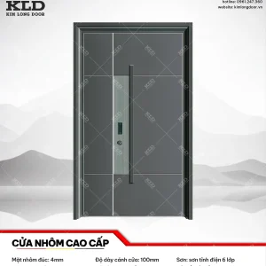 Cửa nhôm cao cấp Kim Long Door độ dày tấm nhôm mặt trước 4mm (28)