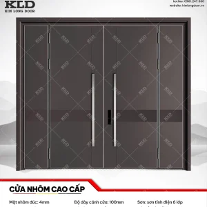 Cửa nhôm cao cấp Kim Long Door độ dày tấm nhôm mặt trước 4mm (29)