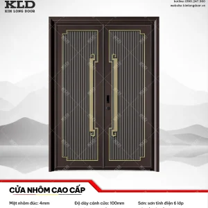Cửa nhôm cao cấp Kim Long Door độ dày tấm nhôm mặt trước 4mm (31)