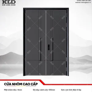Cửa nhôm cao cấp Kim Long Door độ dày tấm nhôm mặt trước 4mm (34)