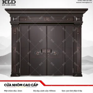 Cửa nhôm phiên bản M độ dày 2mm Kim Long Door (3)