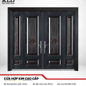 Cửa thép hợp kim magie cao cấp Kim Long Door, thép cánh dày 1,0mm sơn tĩnh điện 6 lớp (16)