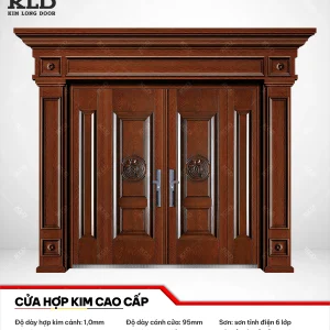 Cửa thép hợp kim magie cao cấp Kim Long Door, thép cánh dày 1,0mm sơn tĩnh điện 6 lớp (19)