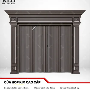 Cửa thép hợp kim magie cao cấp Kim Long Door, thép cánh dày 1,0mm sơn tĩnh điện 6 lớp (25)