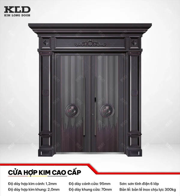 Cửa thép hợp kim maige cao cấp Kim Long Door, hợp kim cánh 1,2mm (11)
