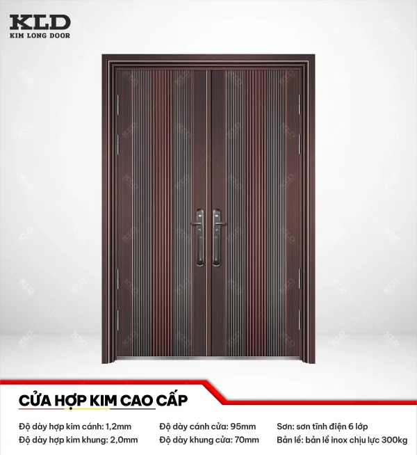 Cửa thép hợp kim maige cao cấp Kim Long Door, hợp kim cánh 1,2mm (14)